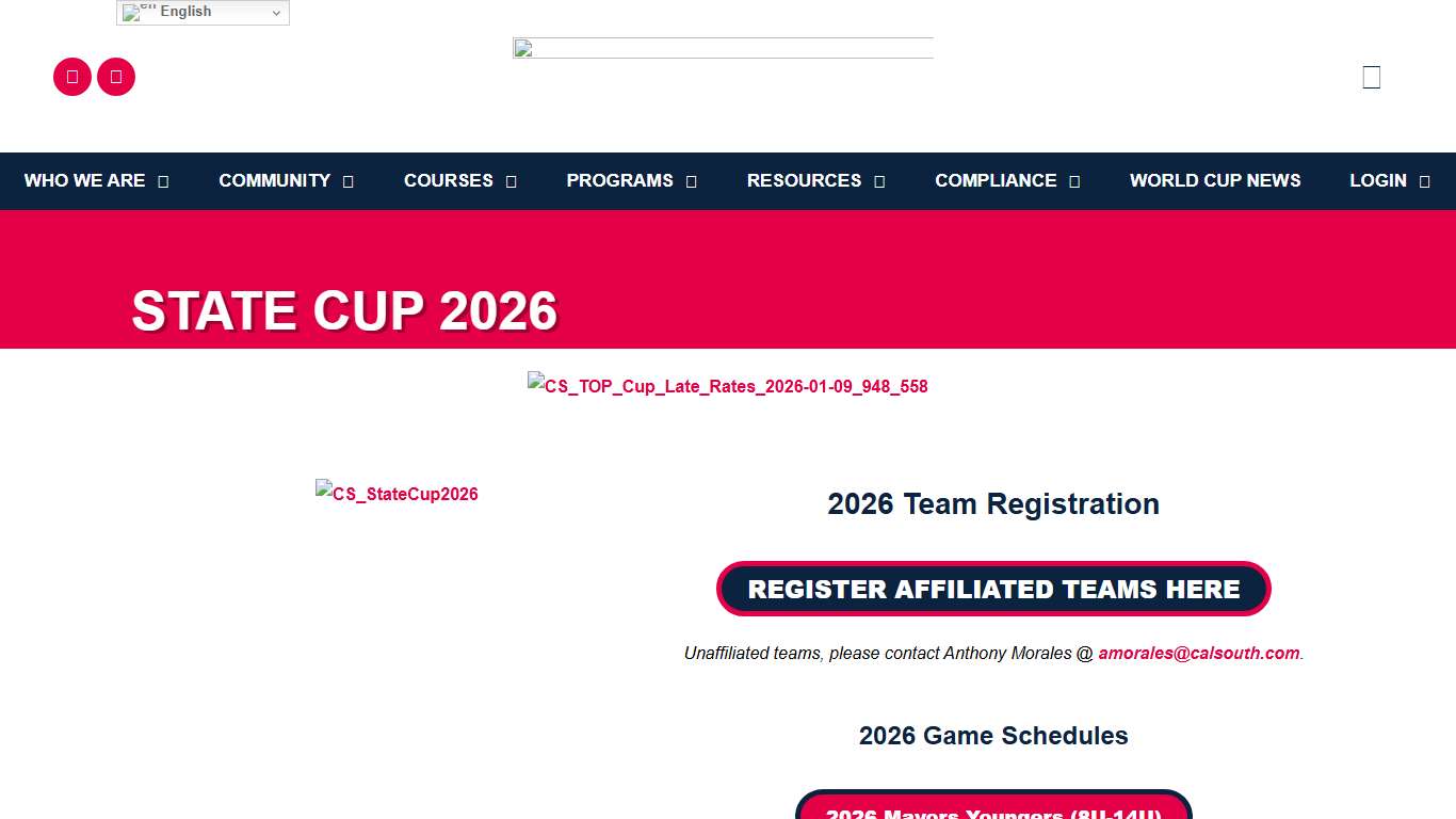 Cal South State Cup Youth Soccer Championships